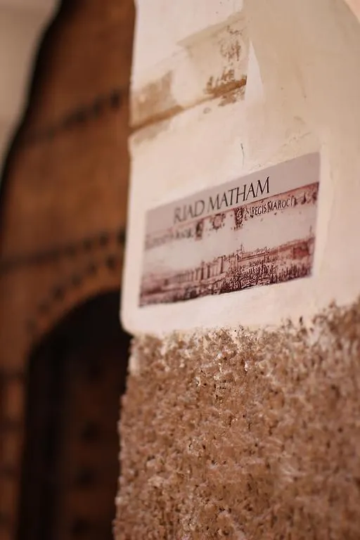 Riad Matham Marrakesh Marokko